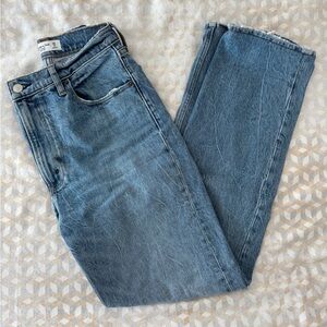 Abercrombie & Fitch Light Blue Straight Leg Jeans